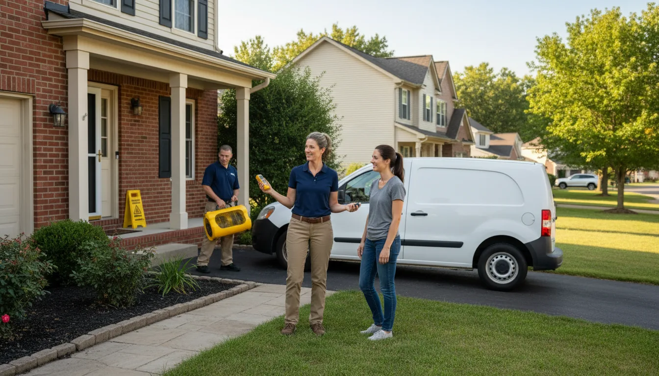 Residential water damage restoration in Griswold, CT